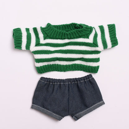 Only clothes] 38cm vinyl cloth cloth for clothes sweater jeans LABUBU casual change baby clothes