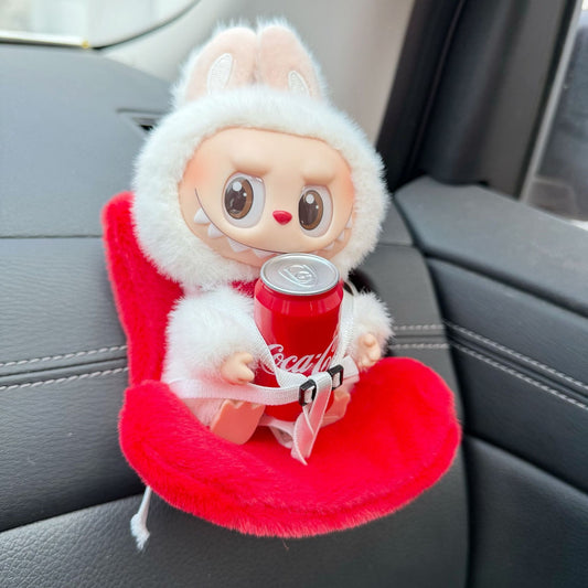 Seat only] Second-generation Rabub Sitting Party Safety Seat Car Air Outlet Ornaments LABUBU Accessories Chair