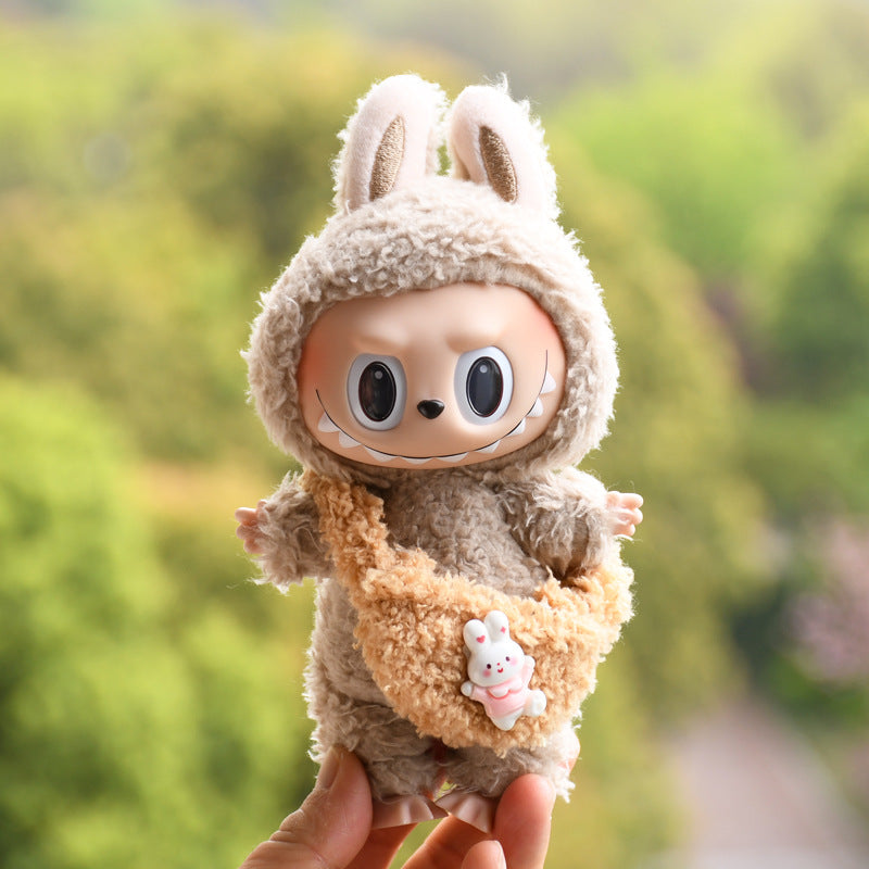 Only baby clothes] 17cm cloth pendant clothes cute small animal costume baby clothes bag key chain pendant
