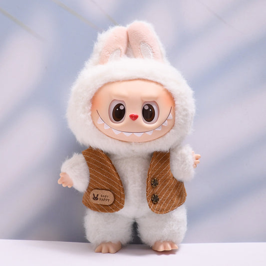 Only baby clothes] one, two and three generations of pendants labubu clothes waistcoat shawl cloth cloth replacement baby clothes