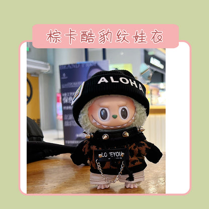 Labubu Doll Clothes for 17cm Vinyl Doll - Cute Outfits