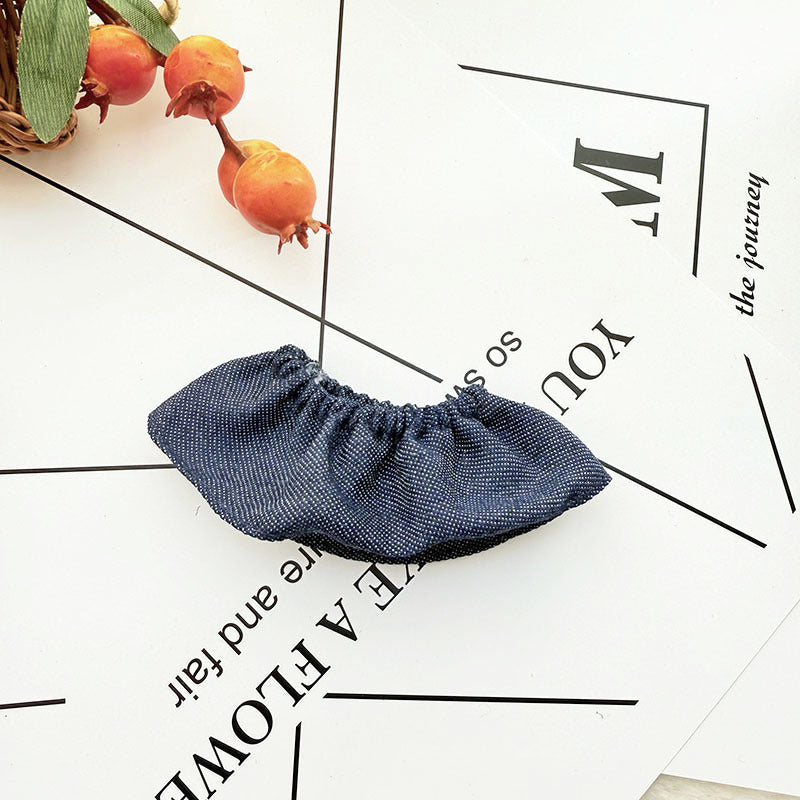Clothes Only] 17cm Pendant Labubu Clothes Cat t Camellia Straw Hat Suit Labubu Doll Clothes