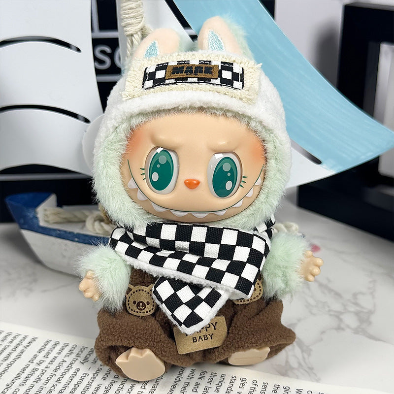 Labubu Doll Outfits Set for 17cm Vinyl Dolls - Trendy Styles