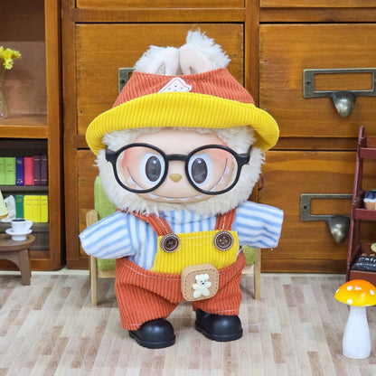Wholesale Labubu Doll Clothes 17cm Accessories First, Second, Third Generation Vinyl Plush Doll Outfit Set