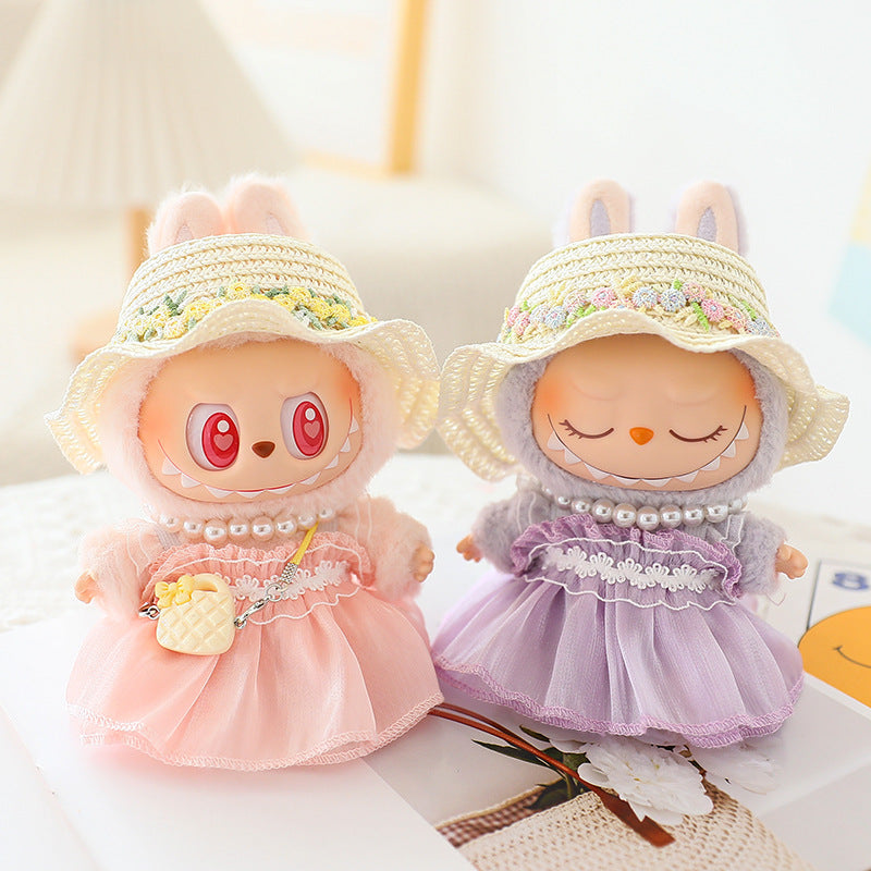 First and Second Generation Labubu Baby Clothes, Vinyl Blind Box Pendants, Replacement Clothes, Party Hats, Wedding Dresses, Replacement Shoes