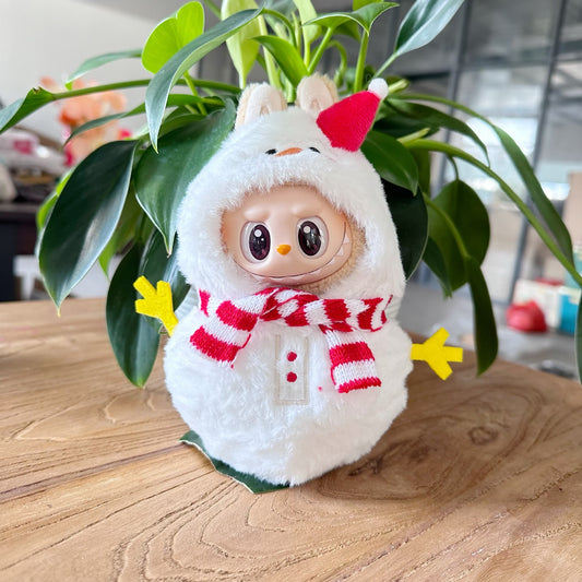 Only clothes] second generation blind box rabu cloth sit party doll clothes tumbler snowman clothes LABUBU