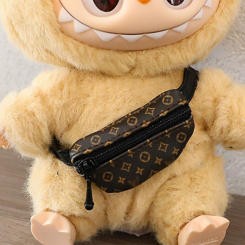 Generation One and Two Rags Clothes Labubu Blind Box Keychain Vinyl Doll Sweater suit Hat Shoes Glasses