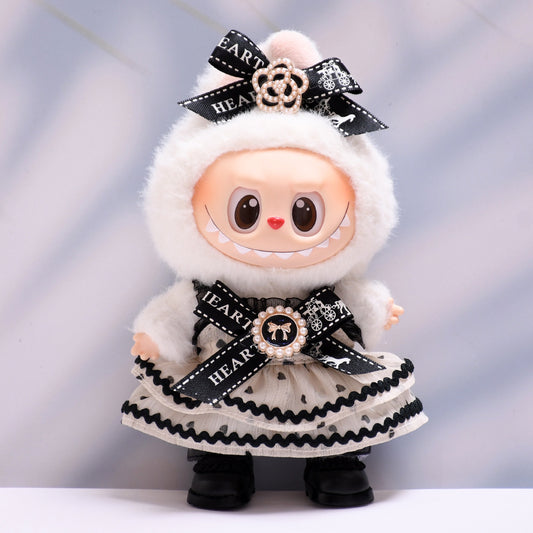 Only baby clothes] one or two generation pendant labubu clothes crown princess skirt suit labubu baby clothes