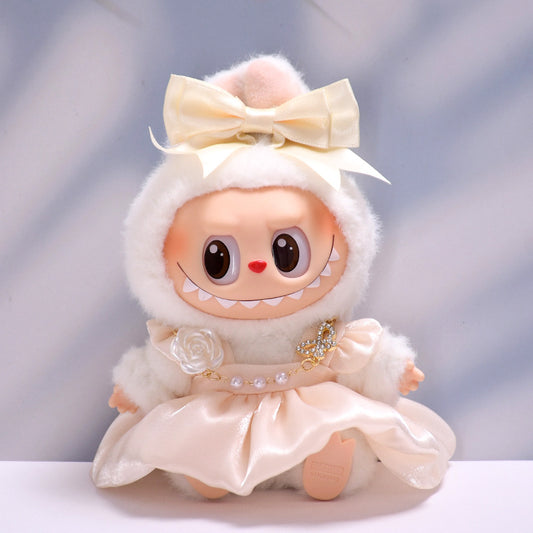 Only Baby Clothes] First, Second and Third Generation Pendants Labubu Clothes Fairy Gauze Skirt Suit Labubu Replacement Baby Clothes