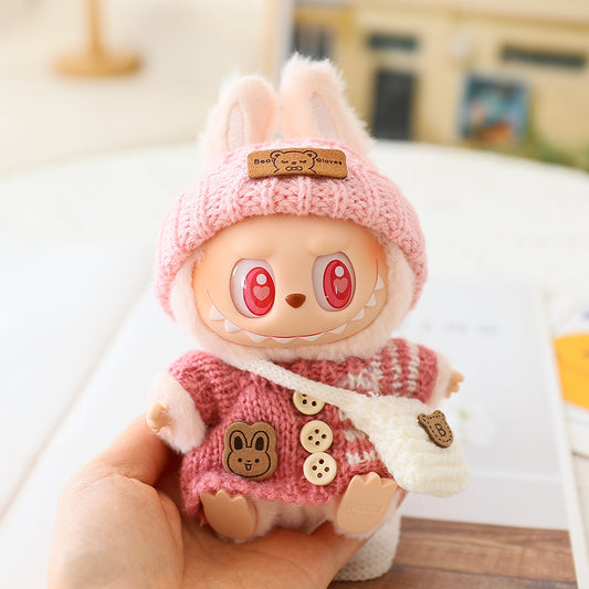 Labubu Baby Clothes Generation Two Generation Three Generation Labubu Clothes Wear Sweater Shoes Vinyl Pendant Replacement Glasses