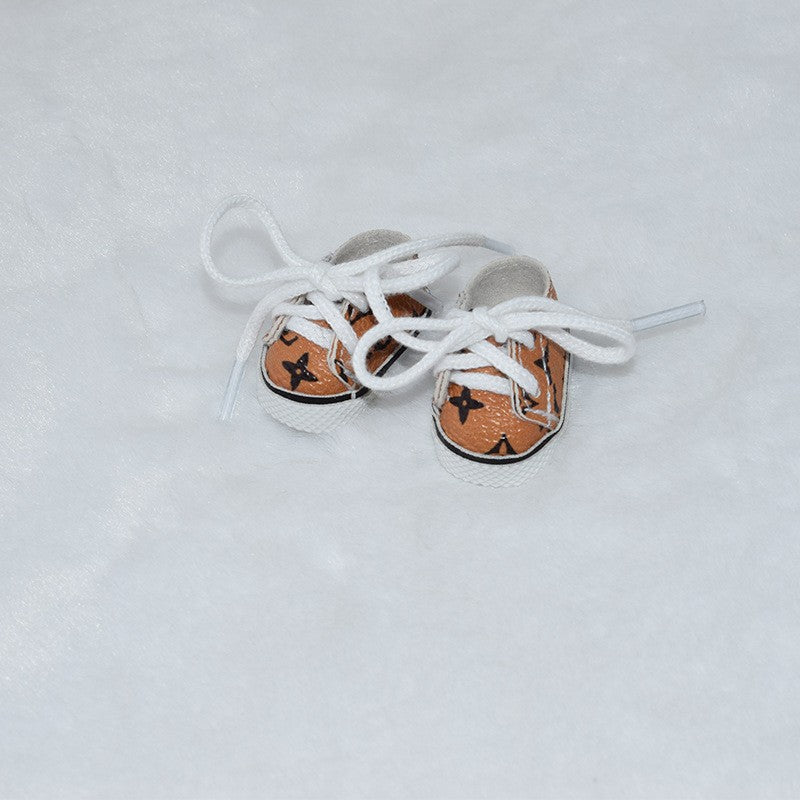Labubu Baby Shoes Collection 17CM Keychain Blind Hirabu Cloth Changing Shoes Doll Toy Shoes