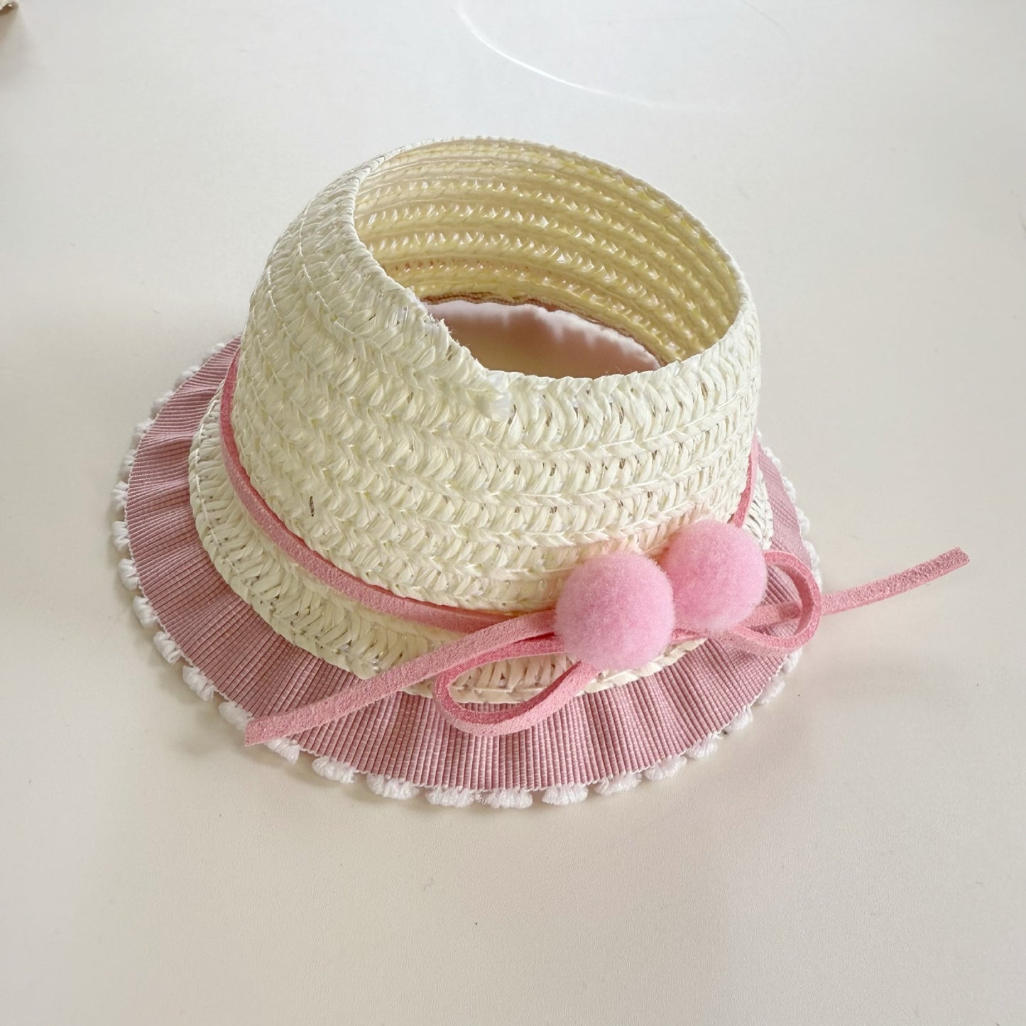 Only clothes] pendant pull cloth hat one, two and three generations of blind box LABUBU straw hat Zhilong hat star