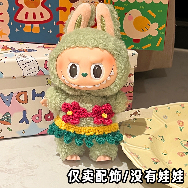 Labubu Baby Clothes Cute Skirt Bikini Hand-Knitted Cute Doll Clothes Doll Accessories