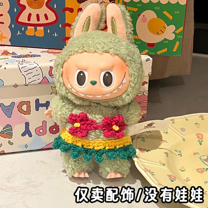 Labubu Baby Clothes Cute Skirt Bikini Hand-Knitted Cute Doll Clothes Doll Accessories