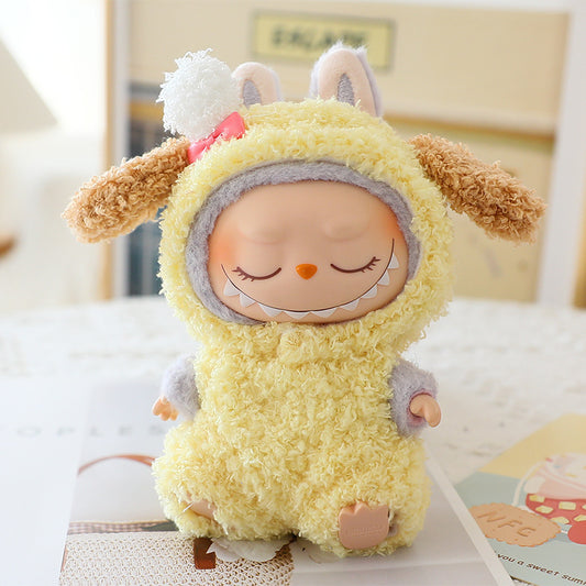 Labubu Costume Disguised as Animal Costume Labubu Pendant Sitting Party Doll Costume for Universal Costume