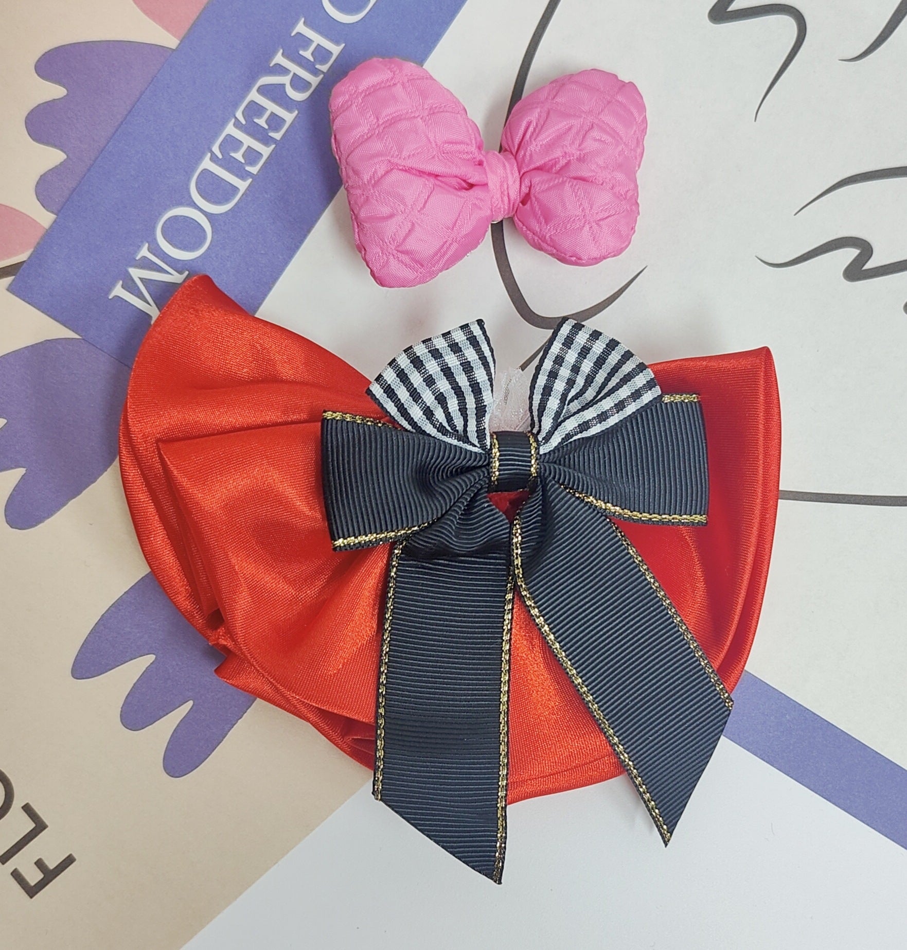 Labubu Doll Flower Dress with Bow - 15-20cm Outfit