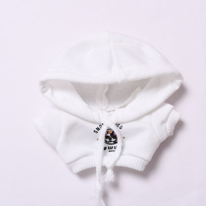 Only clothes] one or two generation pendant pull cloth clothes dog head vests suit LABUBU doll clothes