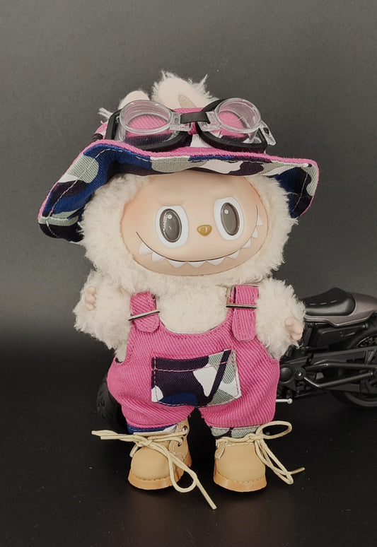 Labubu Doll Outfit Sets - 17cm Vinyl Doll Clothes with Accessories