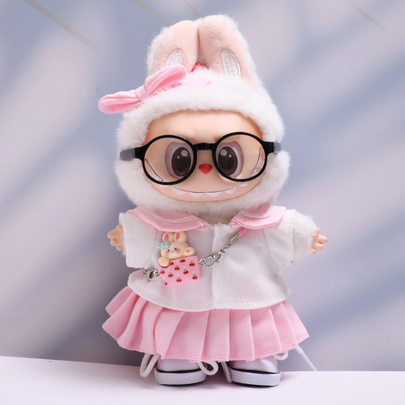 Only baby clothes] one, two and three generations of pendant labubu clothes sailor JK skirt suit labubu baby clothes