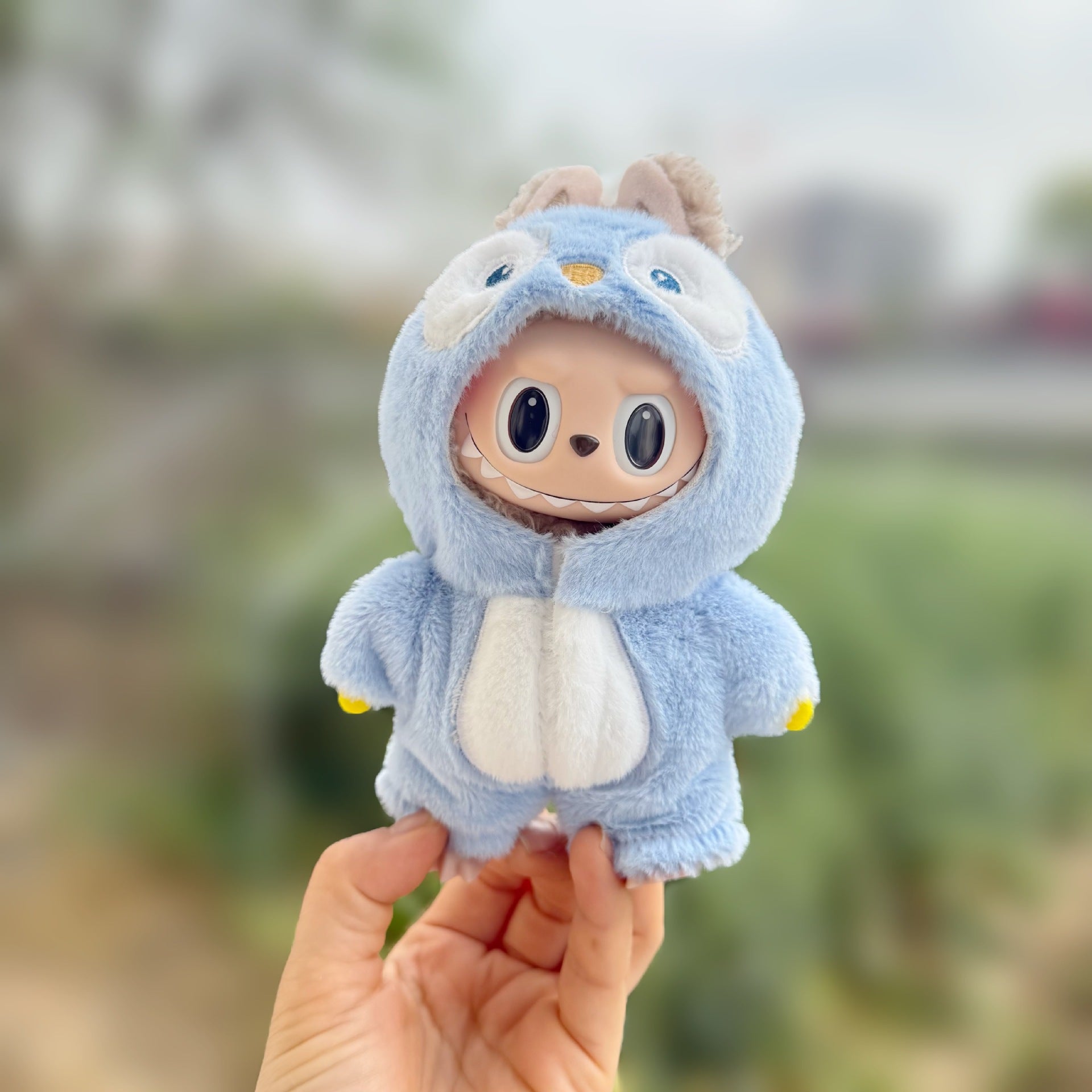 Only clothes] 17cm rabuva clothes LABUBU sit party 123 generation melody penguin outfit