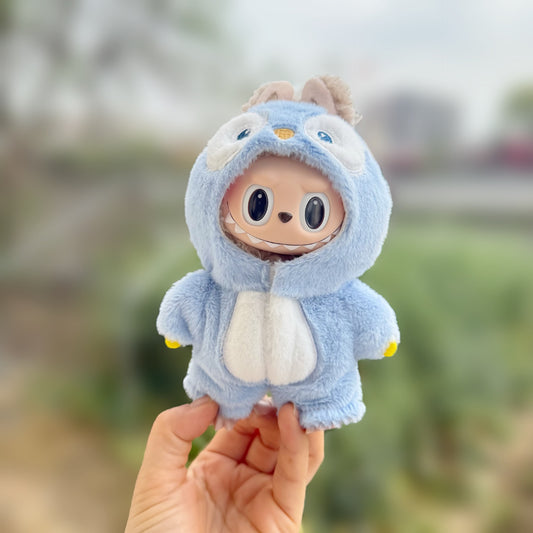 Only clothes] 17cm rabuva clothes LABUBU sit party 123 generation melody penguin outfit