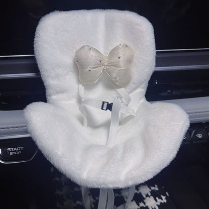 Cross-border Labubu Doll Safety Seat Belle Pendant Car Sofa Aromatherapy Ornaments Decoration Sitting Posture LABUBU