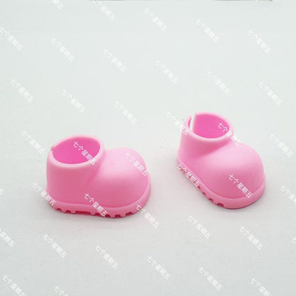 Stand Labubu10CM15 cm cotton doll doll doll shoes short rain boots toy accessories wholesale