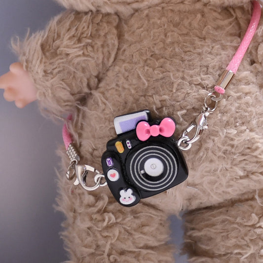 Only clothes] the second generation pendant Labubu camera small backpack Labubu for baby clothes accessories