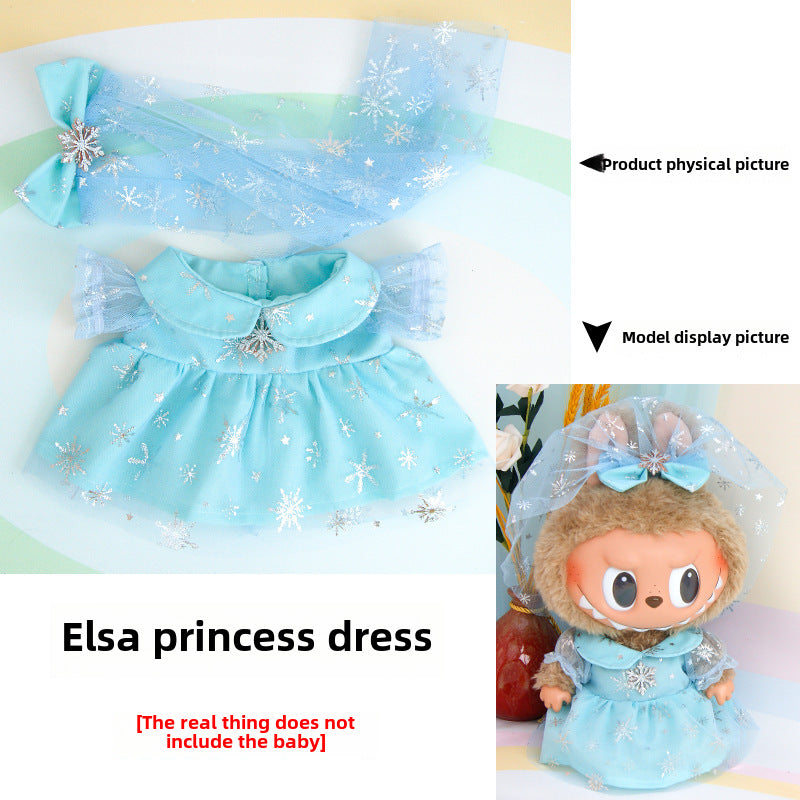 Labu cloth vinyl plush doll clothes replace Labubu Time to Chill doll clothes
