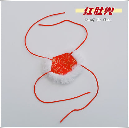 Only clothes] labubu baby coat vinyl blind box pendant generation two generation series for small skirt