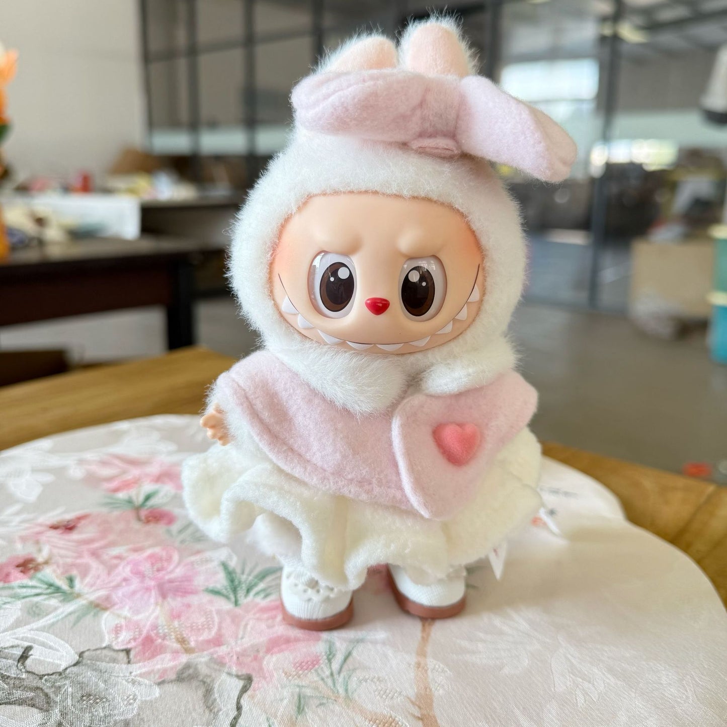 Only clothes] 17CM cloth cloth clothes cute princess cape shawl bag pendant LABUBU for 15cm