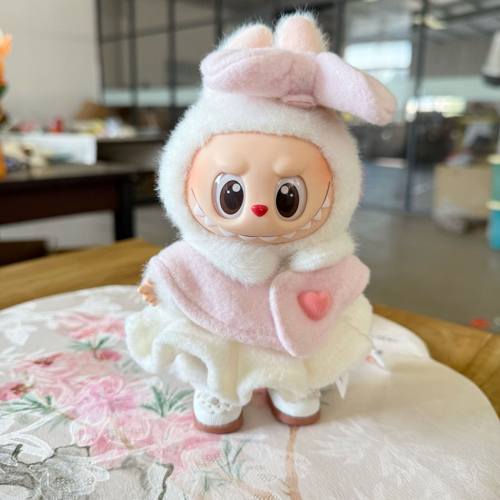 Only clothes] 17CM cloth cloth clothes cute princess cape shawl bag pendant LABUBU for 15cm