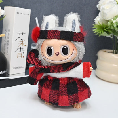 Labubu Doll Clothes 17cm Outfit Sets for Vinyl Dolls