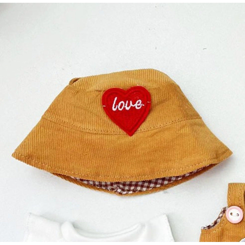 Only clothes] 17cm blind box cloth cloth pendant doll hat camera kettle shoes accessories Labubu doll