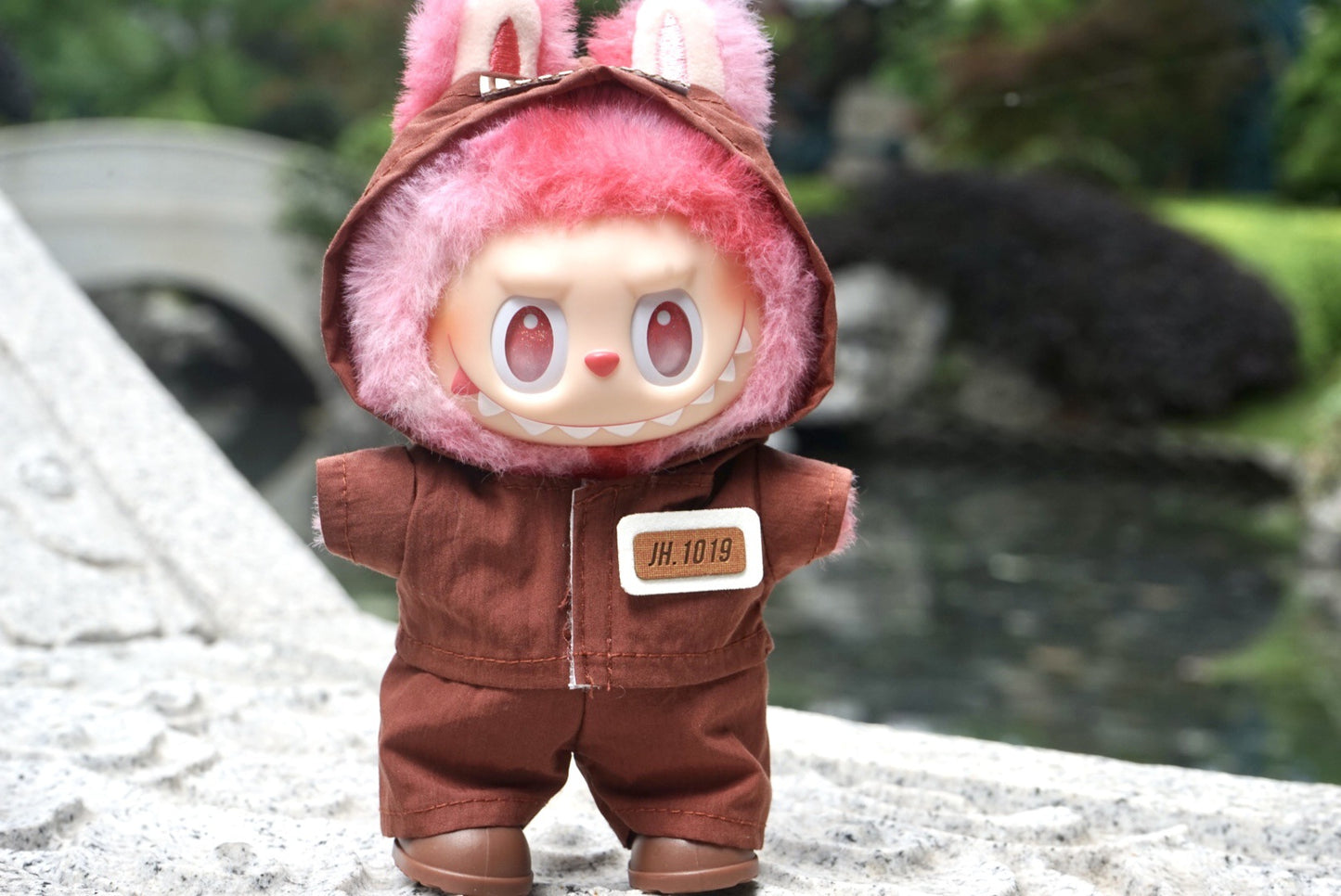 Labubu Doll Jacket - Trendy Workwear Outfit for 17cm Labubu