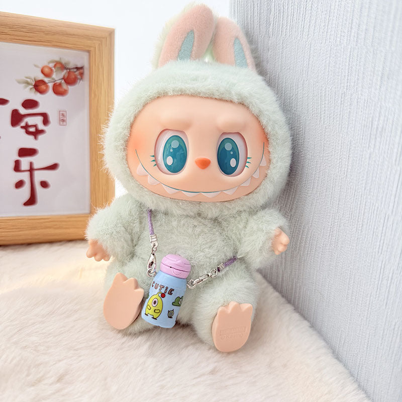Only clothes] first/second generation Labubu clothes pendant pull cloth sit party doll beach glasses suit