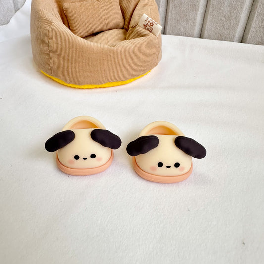 Only clothes] 17CM pendant cloth cloth clothes shoes accessories keychain LABUBU hole shoes cartoon slippers