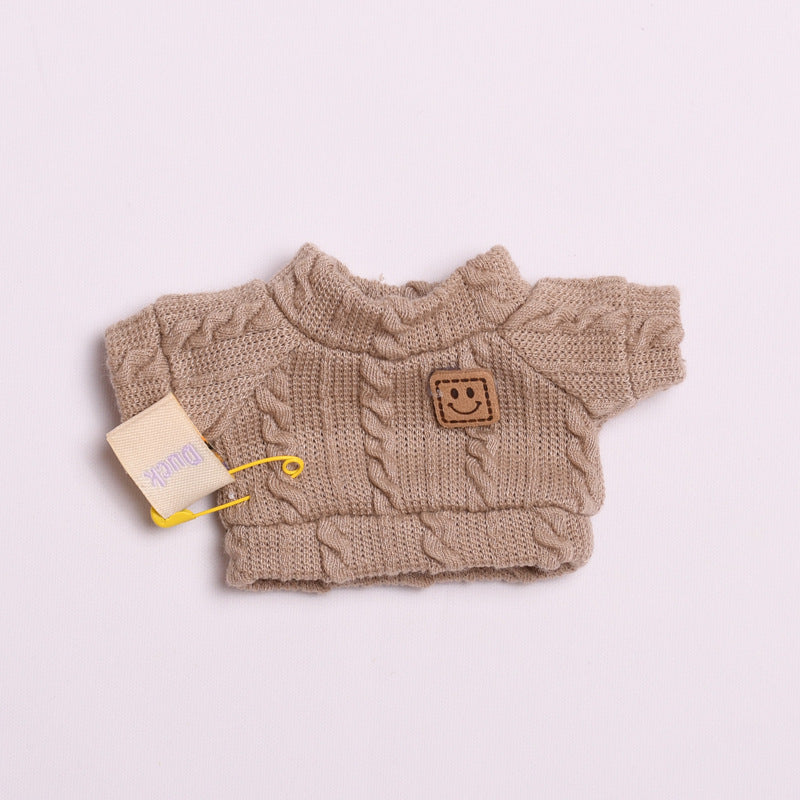Labubu Doll Clothes - Smiley & Twist T-Shirts with Shorts Outfits