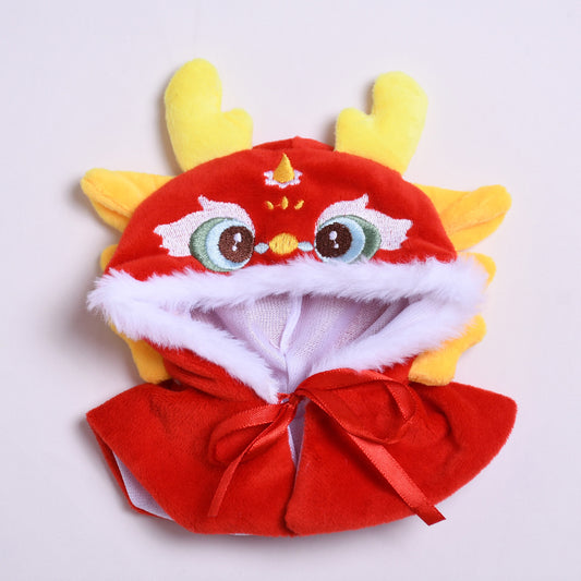 Labubu Lion Dance Shawl for 2nd Gen Pendant Dolls