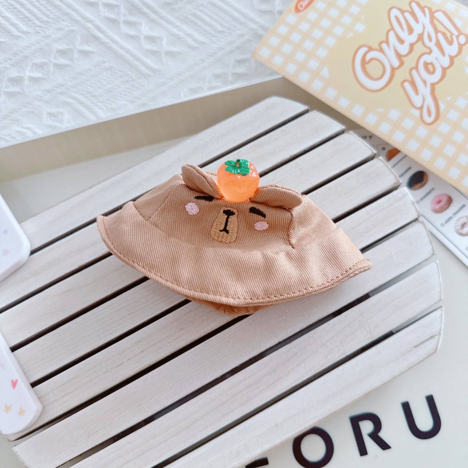 Labubu Doll Outfit - 10cm Cute Pet Overalls & Hats for Vinyl Dolls