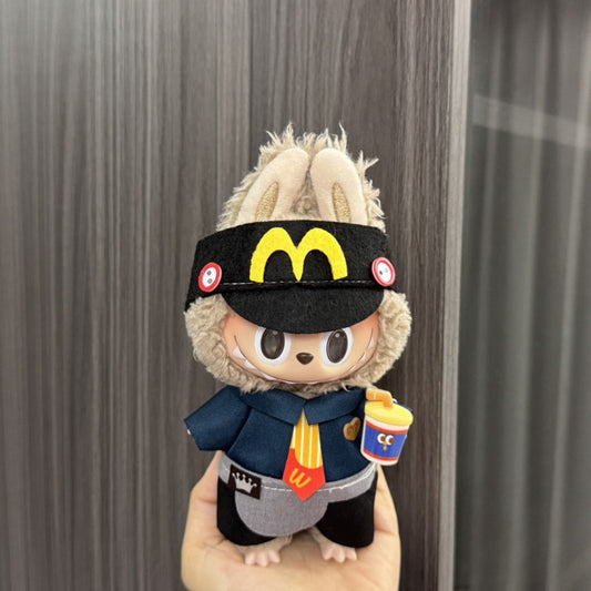 Labubu Sitting Party Doll Clothes Generation II Blind Box Labubu Doll Clothes Ragcloth Clothes Plush Vinyl Face