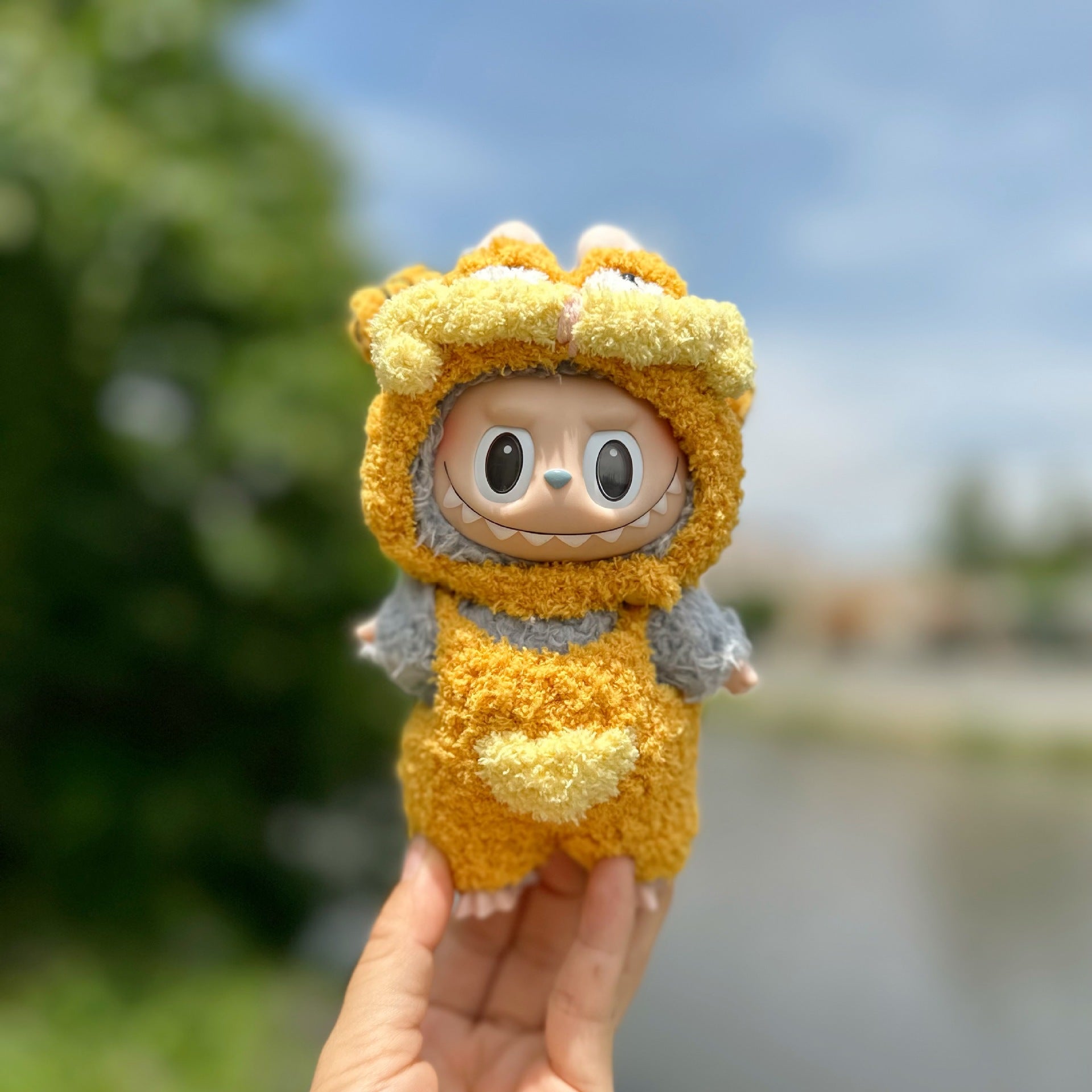 Only clothes] 17CM pendant cloth cloth clothes key chain LABUBU handmade astronaut suit space suit