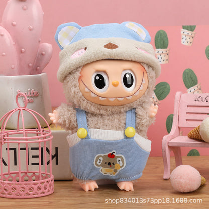 Labubu Doll Clothes - 17cm Skirt Suit for Vinyl Dolls (Multiple Colors)
