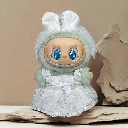 Labubu Doll Outfit Set - Skirt, Hat & Accessories