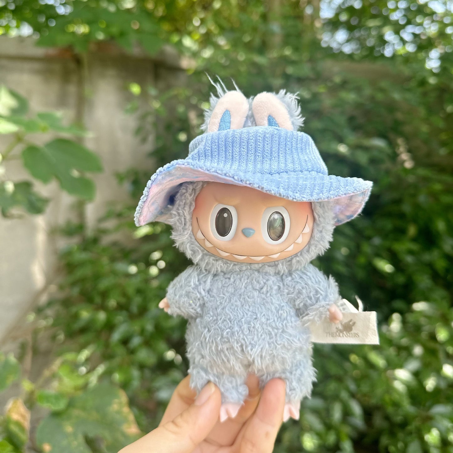 Only clothes] 17CM pendant blind box cloth cloth clothes LABUBU doll doll Denim coat hat skirt