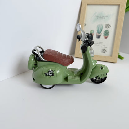 Clothes Only] First, Second and Third Generation Labubu Doll Inertia Motorcycle Keychain Labubu Seat Cross-Border New Product