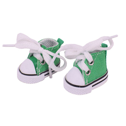 Labubu Doll Canvas Shoes - 3.8cm EXO Style for 17cm Pendant Doll