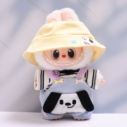Only baby clothes] one or two generation pendant labubu clothes small white skirt lace hat suit labubu baby clothes