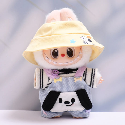 Only baby clothes] one or two generation pendant labubu clothes small white skirt lace hat suit labubu baby clothes