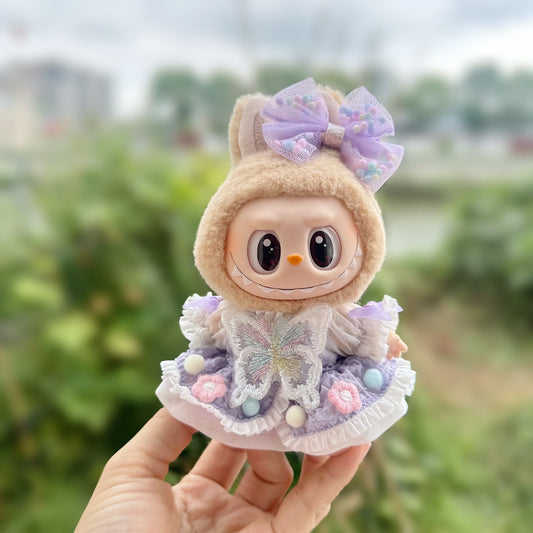 Clothes Only] First/Second Generation Labubu Sit Party Series Doll Clothes Labubu Doll Skirt Pants